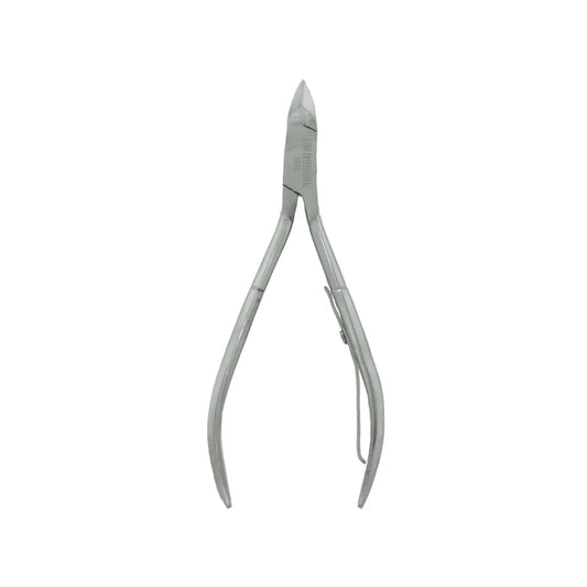 Alicates de manicura LOBO PROFESSIONAL de acero inoxidable para cutículas, punta recta.