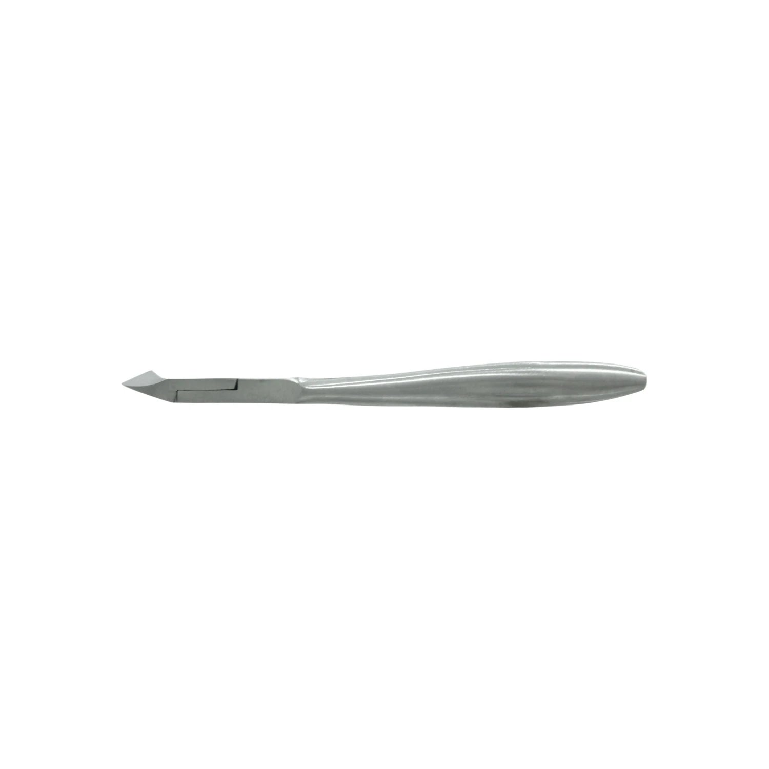 Alicate para manicure de acero inoxidable 3.8" con punta recta para cortar uñas profesional