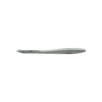 Alicate para manicure de acero inoxidable 3.8" con punta recta para cortar uñas profesional