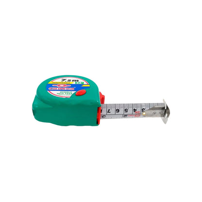 Flexómetro Cadena verde 7.5m/25ft con cinta métrica metálica retráctil modelo MGA 7525