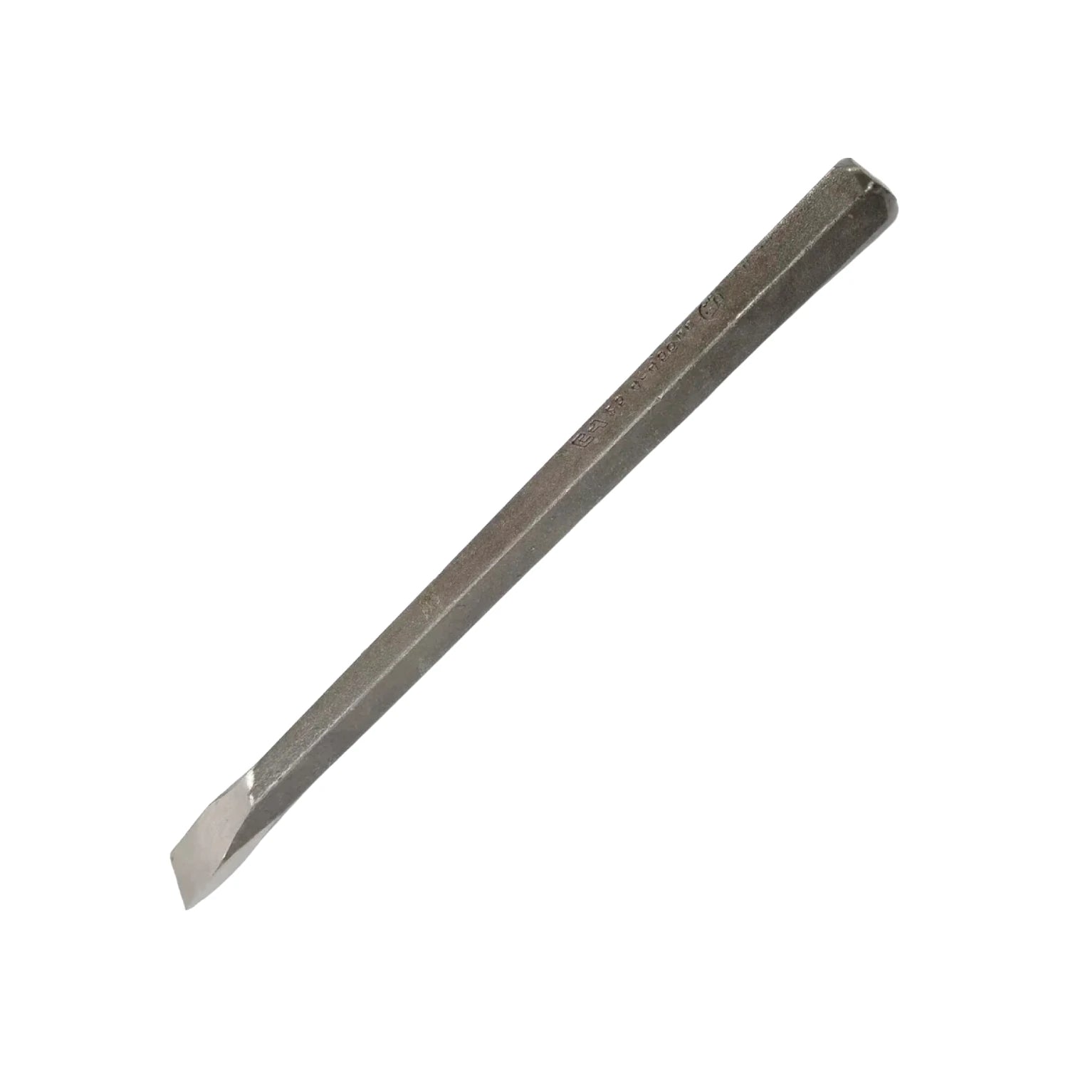 Cincel plano de acero BOHLER 2.54 cm x 45.72 cm, gris metálico, para concreto y albañilería.