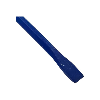 Cincel azul de acero para trabajos de cincelado en metal y concreto