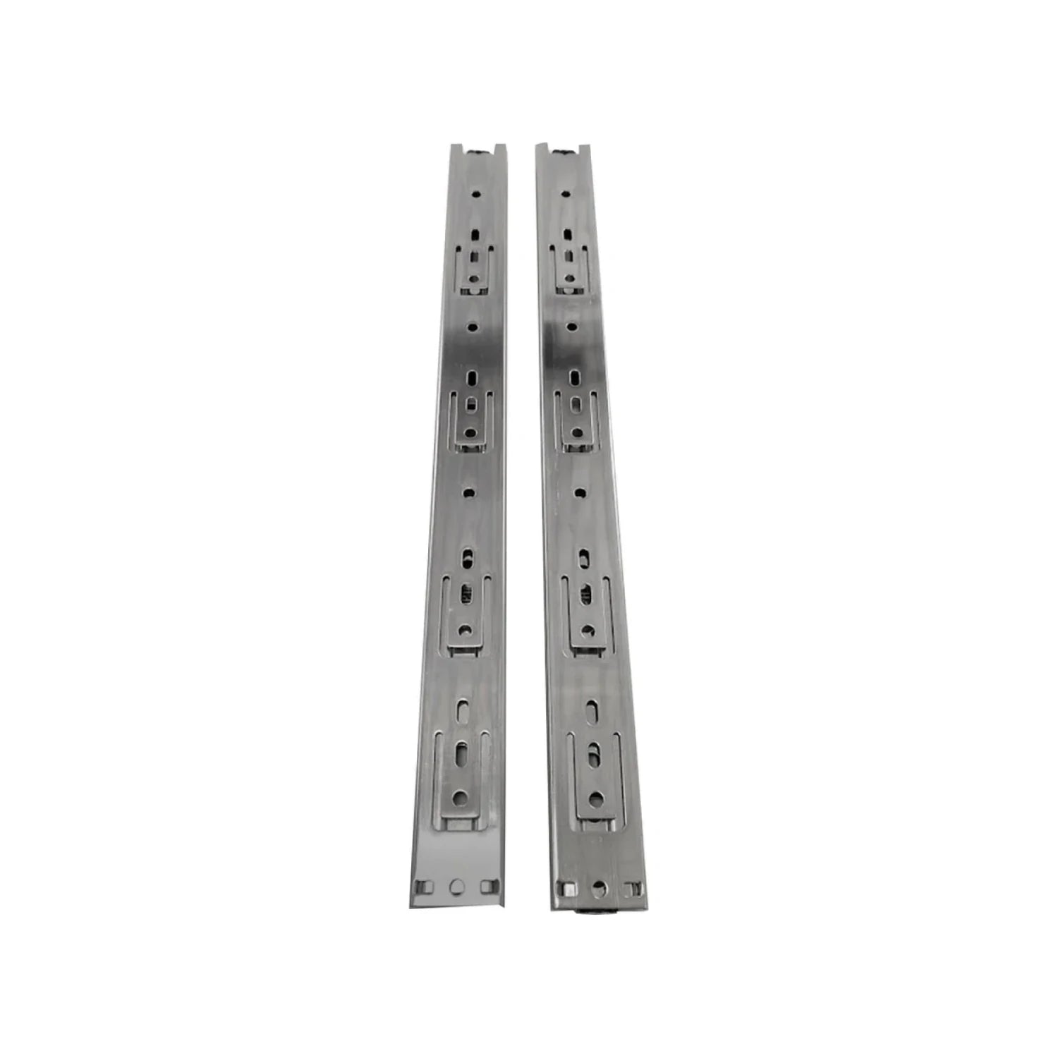 Correderas metálicas delgadas, 2 piezas, rieles de extensión para cajones y muebles