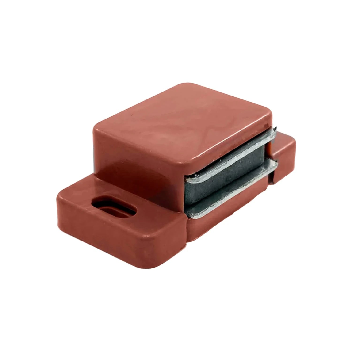 Resbalón imán café para puerta de gabinete, broche magnético herraje para muebles