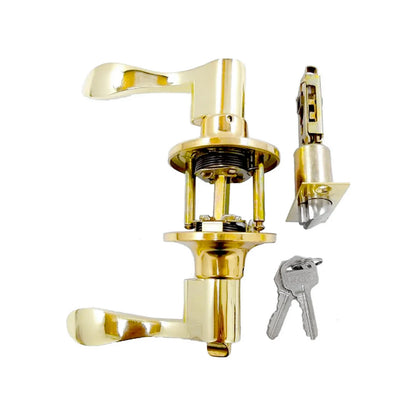 Cerradura/Chapa para recámara de manija dorada Dexter 6715 royal