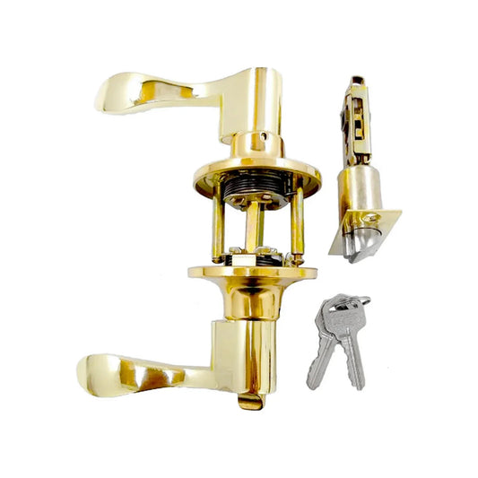 Cerradura/Chapa para recámara de manija dorada Dexter 6715 royal