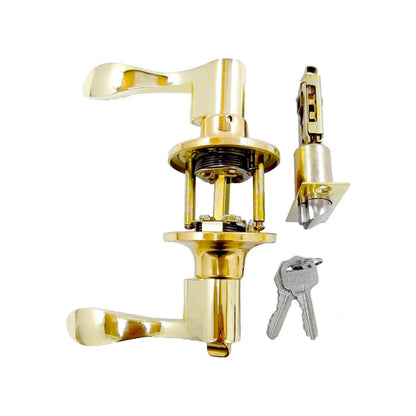 Cerradura/Chapa para recámara de manija dorada Dexter 6715 royal