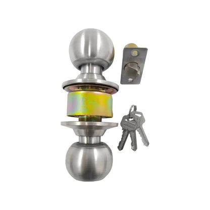 Cerradura/Chapa para recámara cromada Dexter 6605 barza