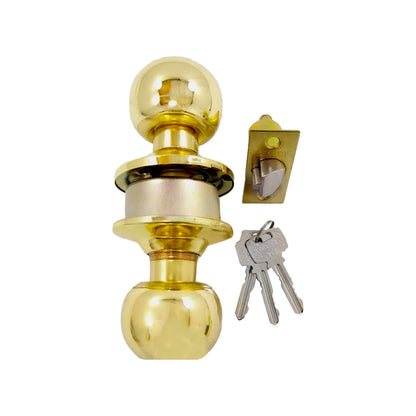 Cerradura/Chapa para recámara dorada Dexter 6833 barza
