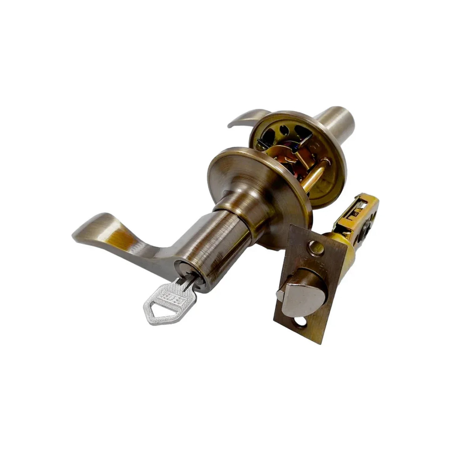 Cerradura/Chapa para recámara de manija cobre Dexter 6718 royal