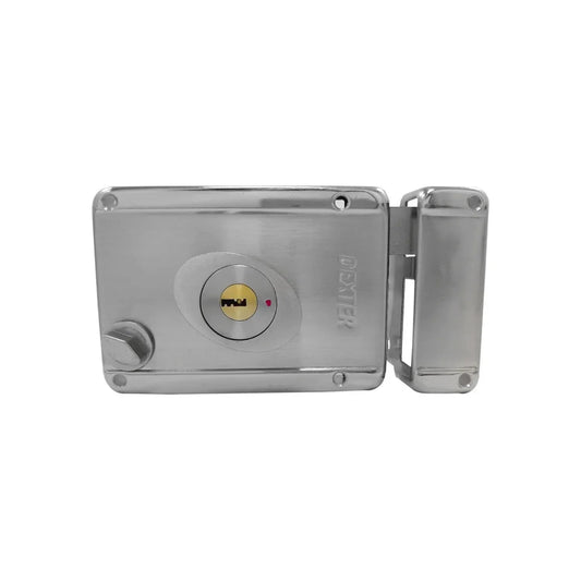 Cerradura/Chapa sobreponer de ganchos automáticos niquelada Dexter 6774