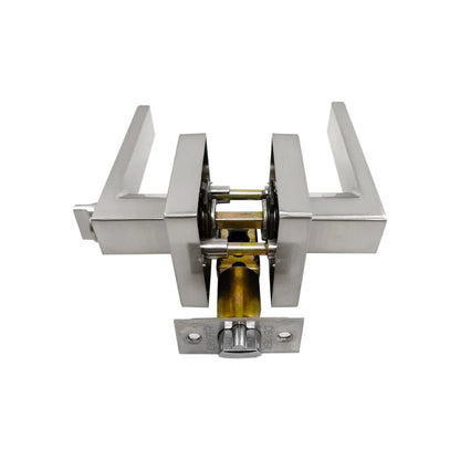 Cerradura/Chapa para recámara de manija cromo mate Dexter 6590 deluxe