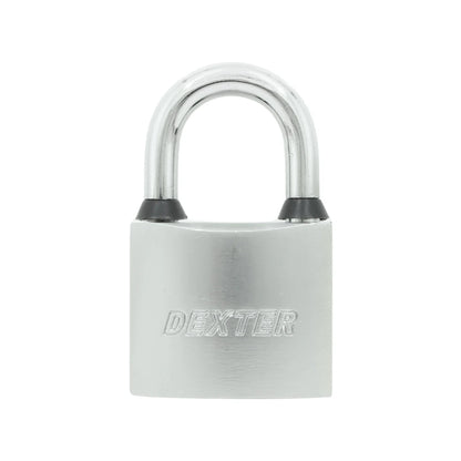 Candado 50 mm gancho corto plata Dexter 16937
