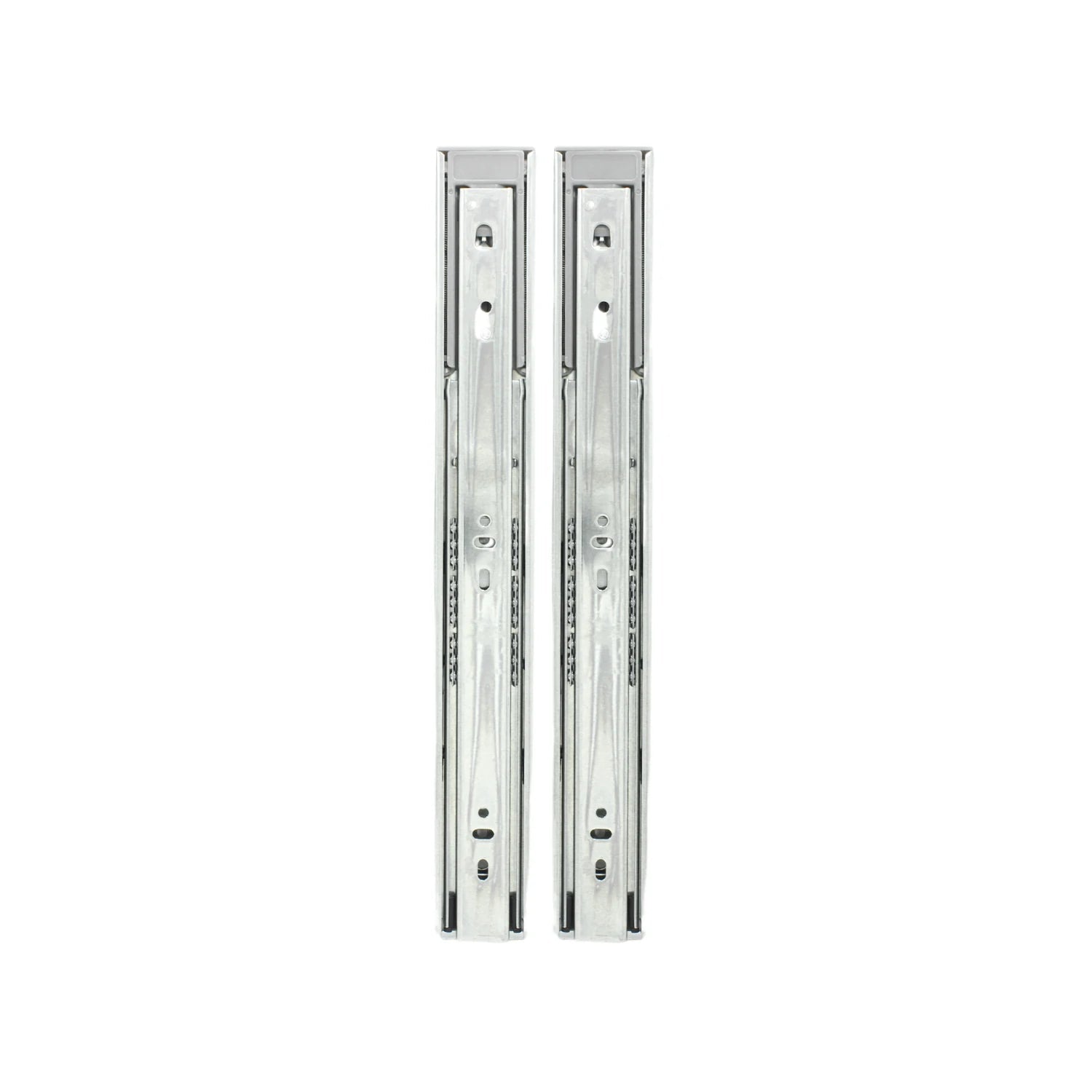Correderas de cajón metálicas de 35 cm, extensión completa con rodamientos, 2 piezas