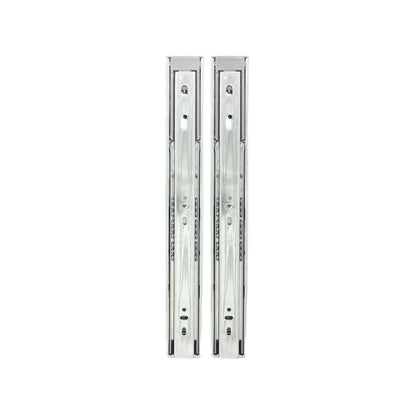 Correderas de cajón metálicas de 35 cm, extensión completa con rodamientos, 2 piezas
