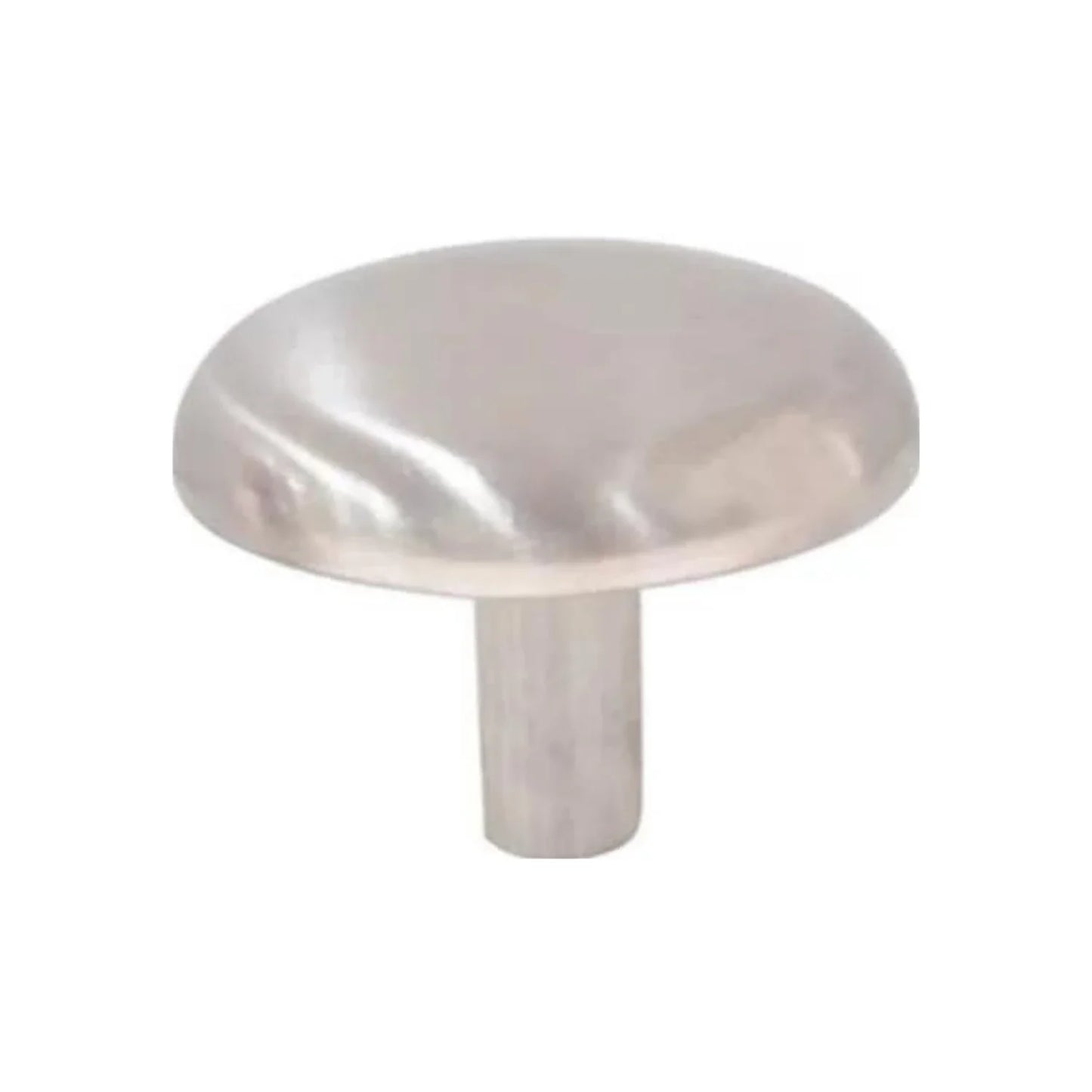 Información Técnica., Material: Zamac., Tipo de jaladera: Botón., Diámetro: 29.8, Altura: 24 mm, Ideal para muebles de hogar y oficina., Acabado: Níquel Satinado.