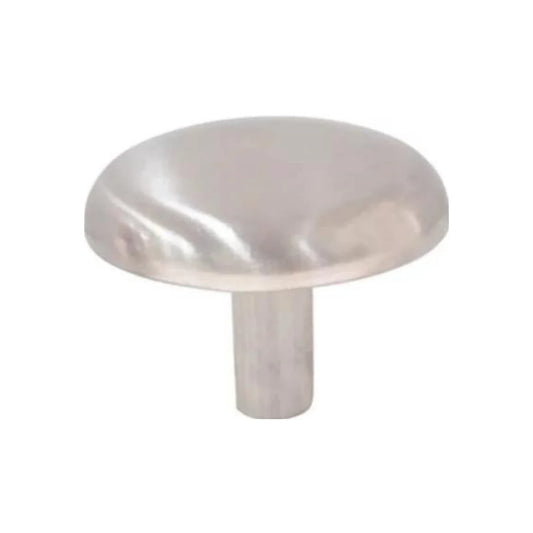 Información Técnica., Material: Zamac., Tipo de jaladera: Botón., Diámetro: 29.8, Altura: 24 mm, Ideal para muebles de hogar y oficina., Acabado: Níquel Satinado.