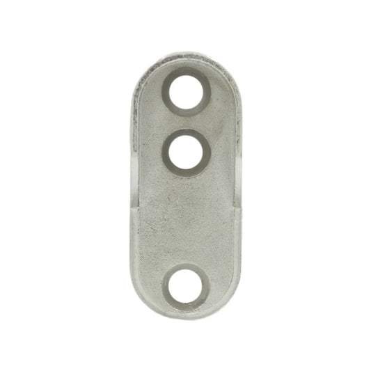 Información Técnica., Fabricado de Zamac y acero., Acabado: CRomado., Incluye 2 tornillos., Para una correcta instalación utiliza todos los accesorios., Ideal para clóset, guardarropas y probadores., Para tubo ovalado.