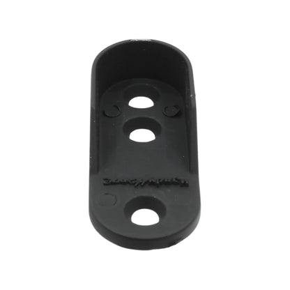 Brida ovalada negra con tornillo Handy Home 14327