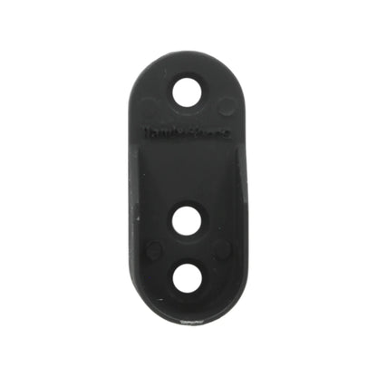 Información Técnica., Fabricado de Zamac y acero., Acabado: Negro., Incluye 2 tornillos., Para una correcta instalación utiliza todos los accesorios., Ideal para clóset, guardarropas y probadores., Para tubo ovalado.