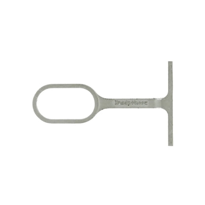 Soporte para tubo ovalado níquel Handy Home 14329