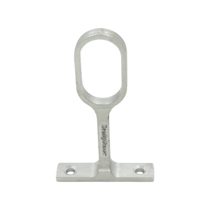 Soporte para tubo ovalado níquel Handy Home 14329