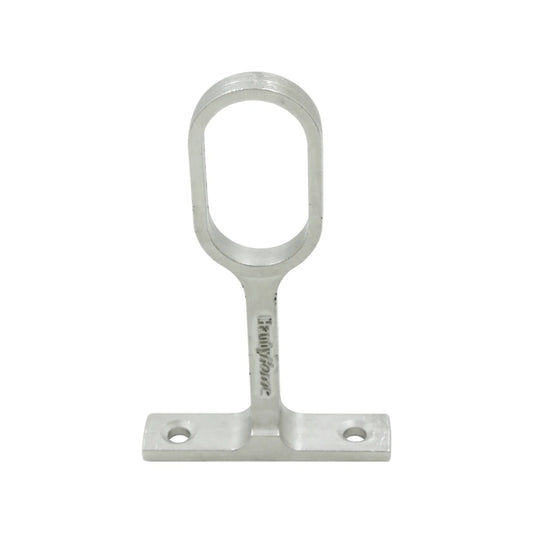Soporte para tubo ovalado níquel Handy Home 14329