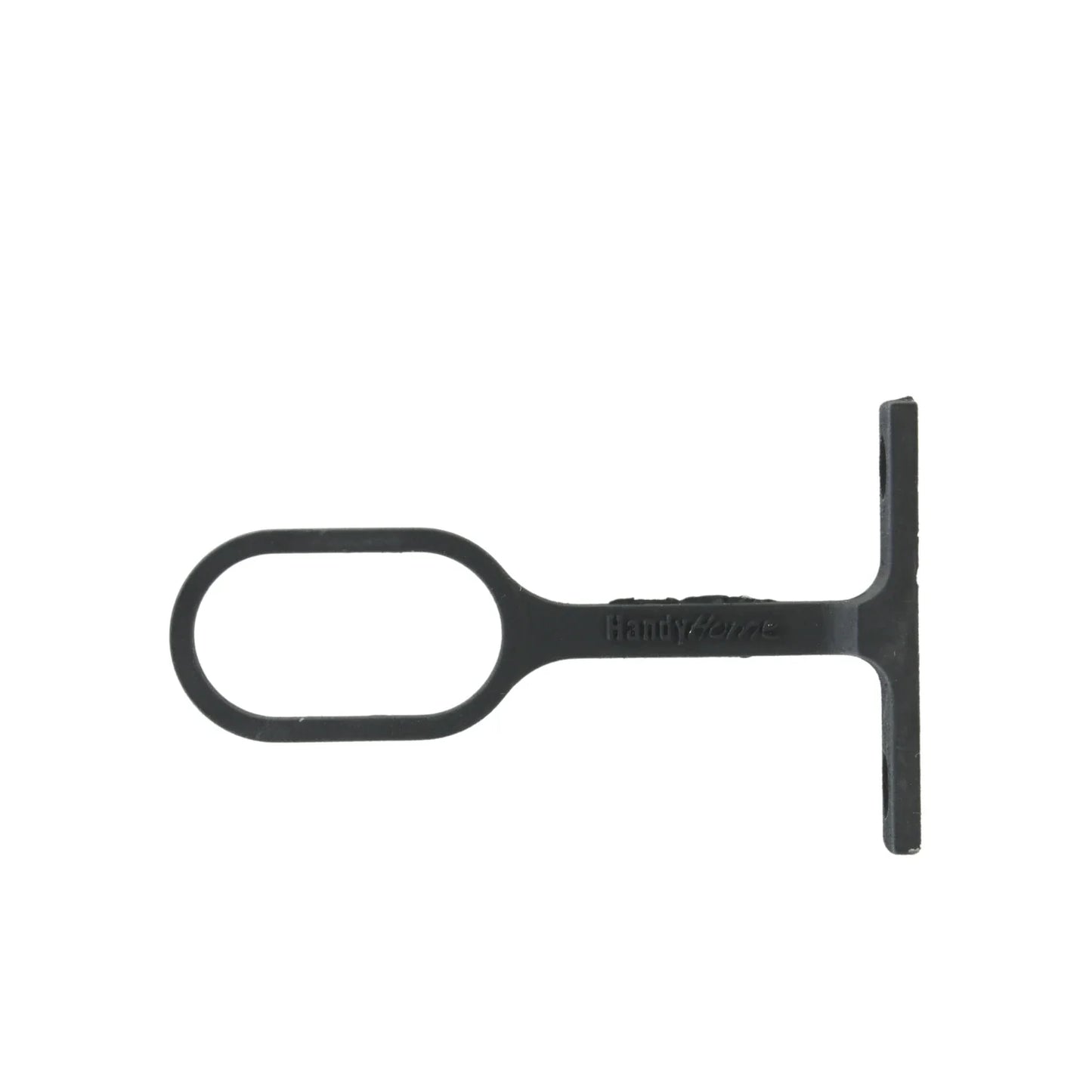 Soporte para tubo ovalado negro Handy Home 14331