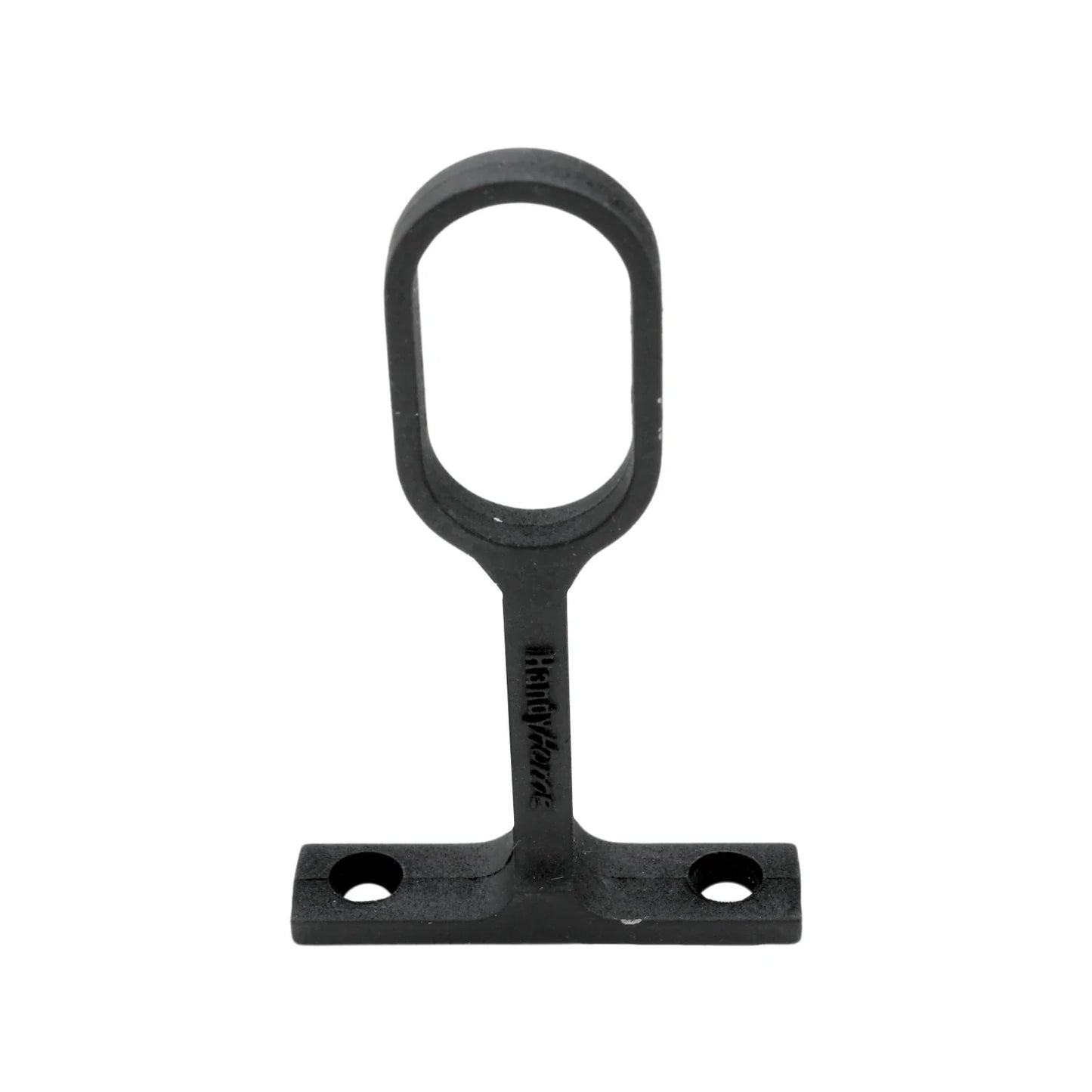 Soporte para tubo ovalado negro Handy Home 14331