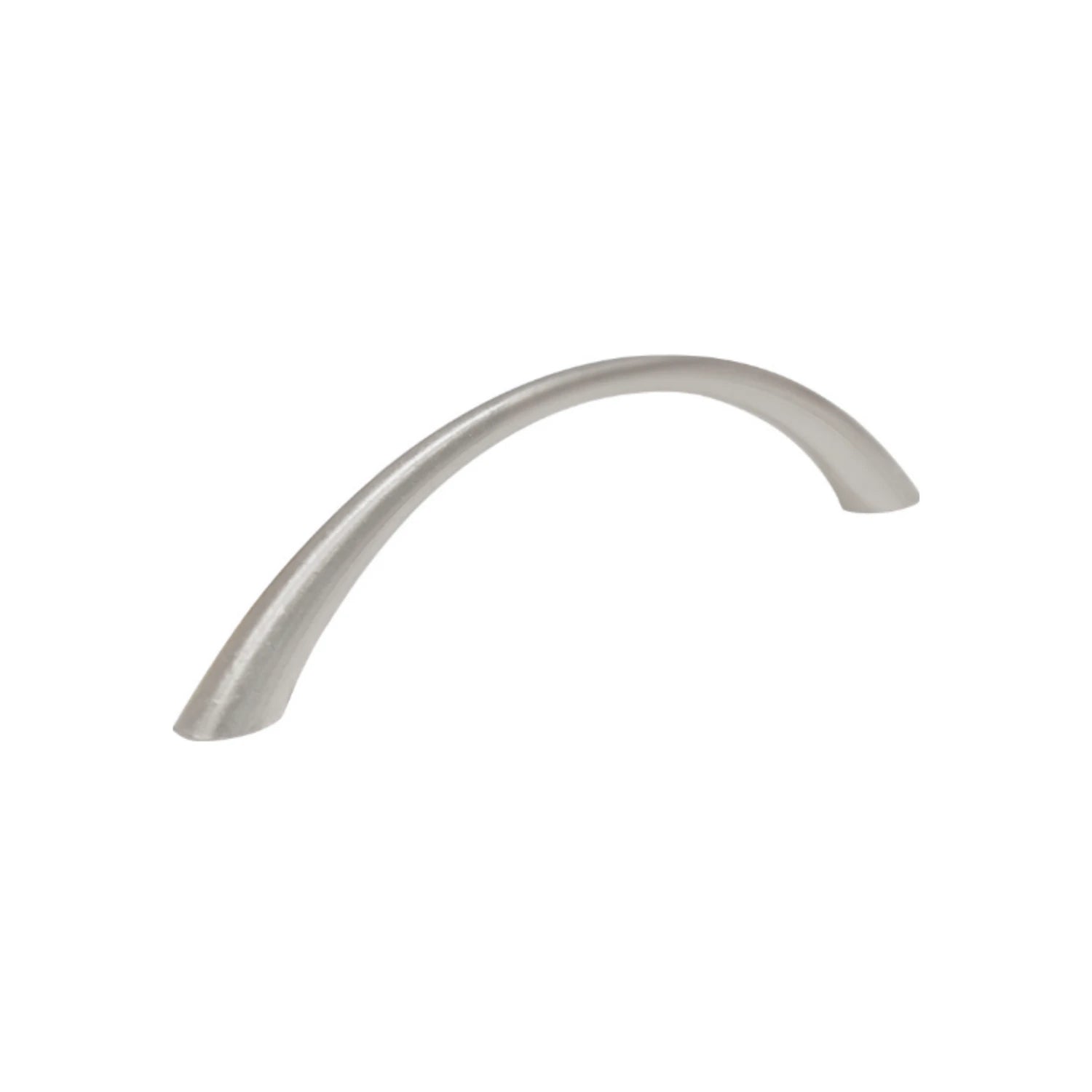 Jaladera de arco para gabinetes color níquel satinado