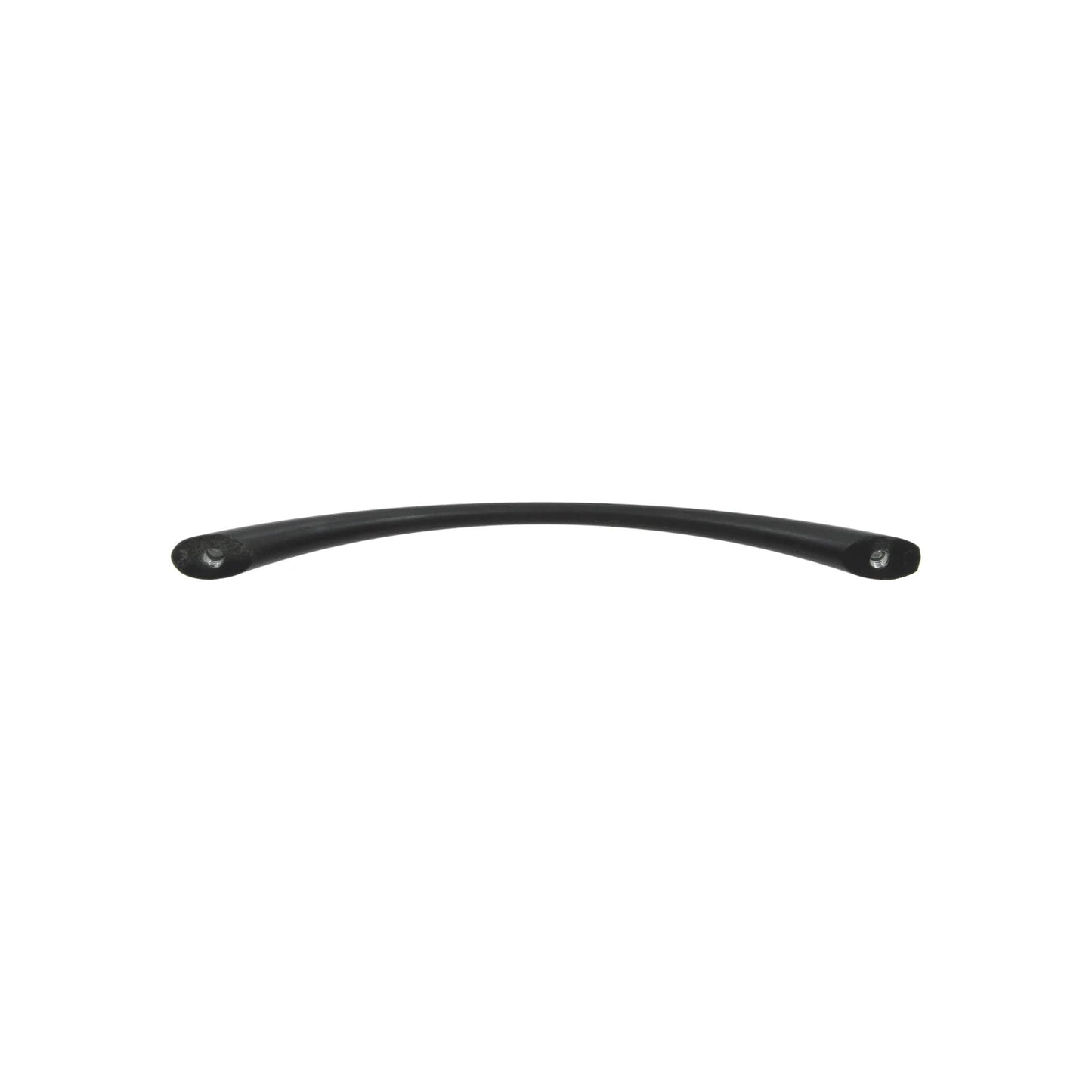 Jaladera curva negra de 128mm para muebles, cajones y armarios