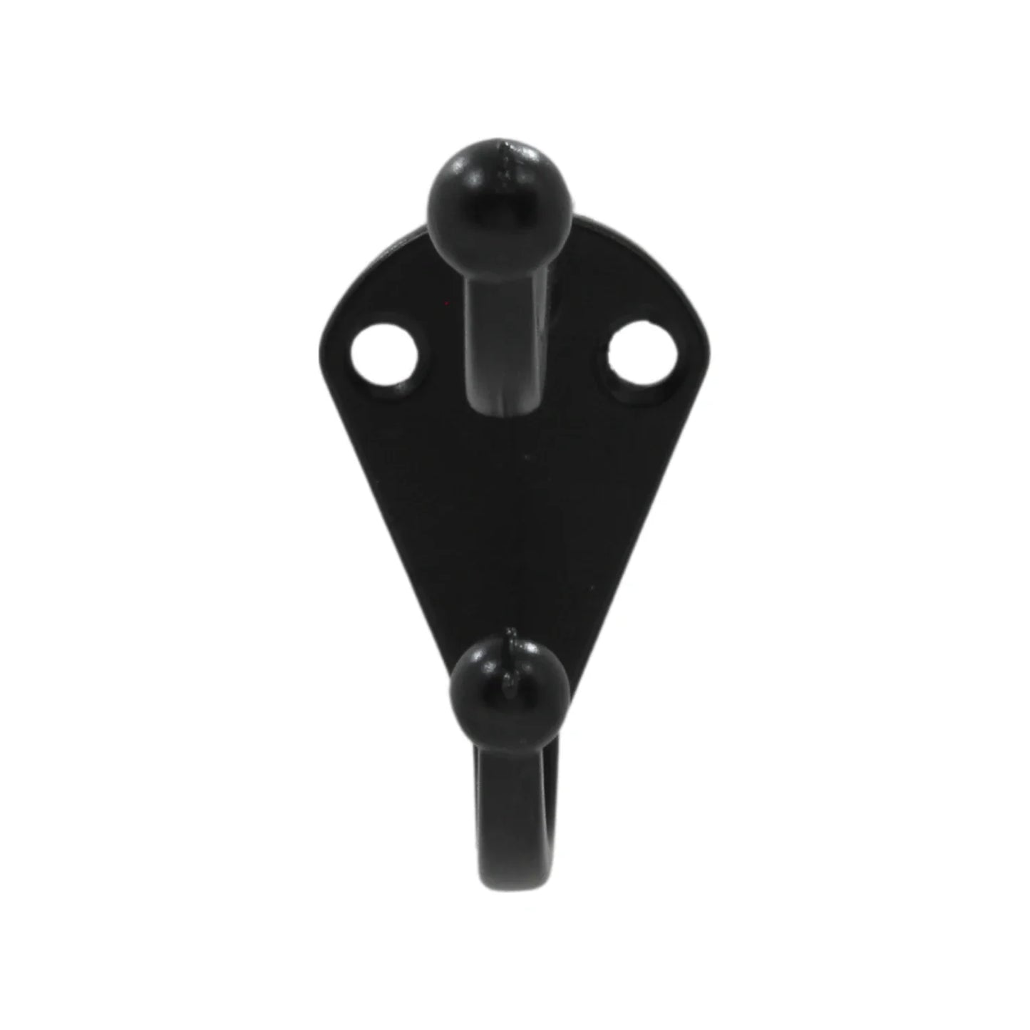 Información Técnica., Fabricado de Zamac., Gancho sombrero., Ideal para colgar y sostener ropa y otros accesorios., Acabado: Negro.