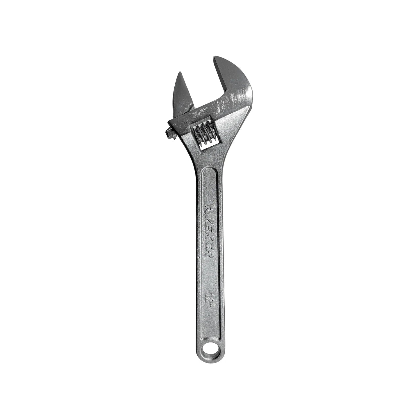 Llave ajustable Veker de 12 pulgadas, perico cromado para mecánica y fontanería