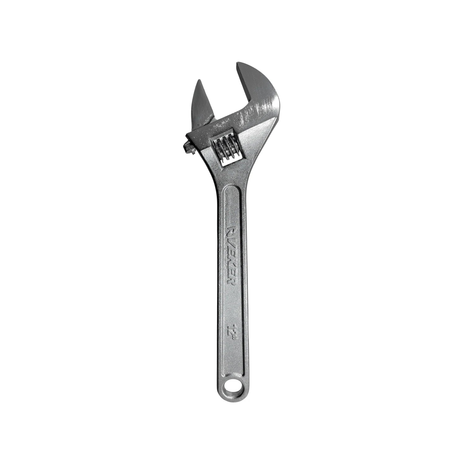 Llave ajustable Veker de 12 pulgadas, perico cromado para mecánica y fontanería