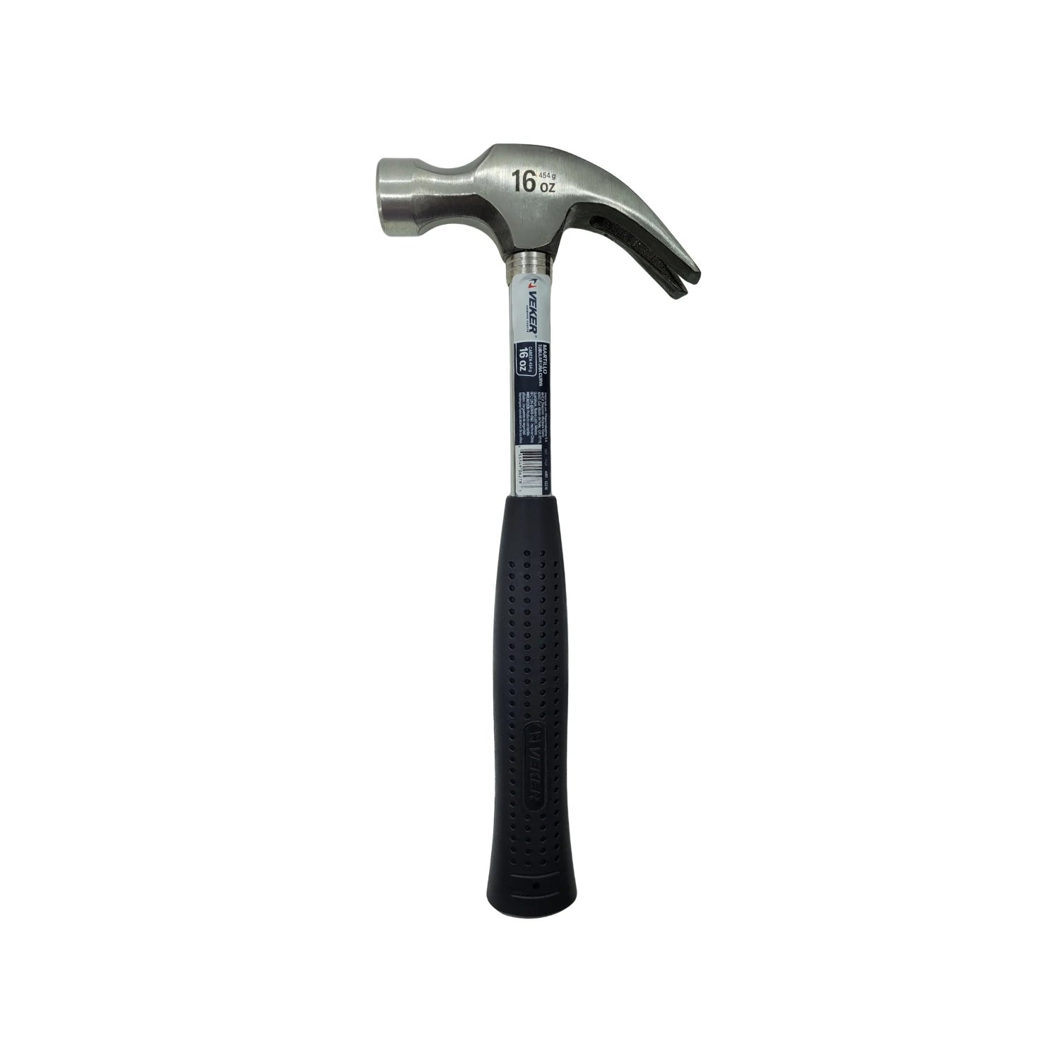 Martillo clavero curvo Veker 16 oz cabo de plástico negro