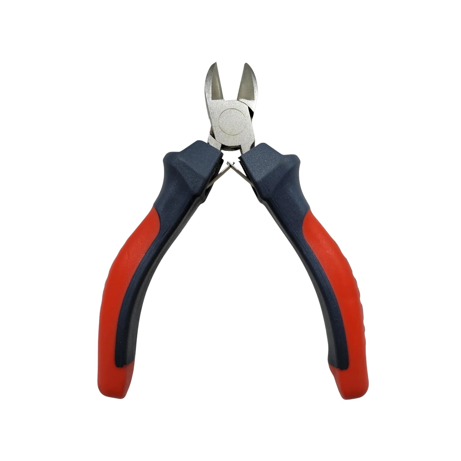 Pinza de corte diagonal mini 4 pulgadas con mangos ergonómicos rojo y negro