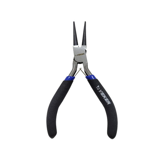 Pinza de punta redonda 5" mini Veker 12666