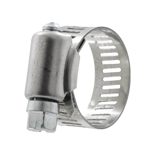 Abrazadera sin fin Veker de acero inoxidable para mangueras y tubos, sujeción segura.