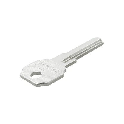 Llave virgen marca Dexter plateada acabado cromado para duplicado de llaves y cerrajería