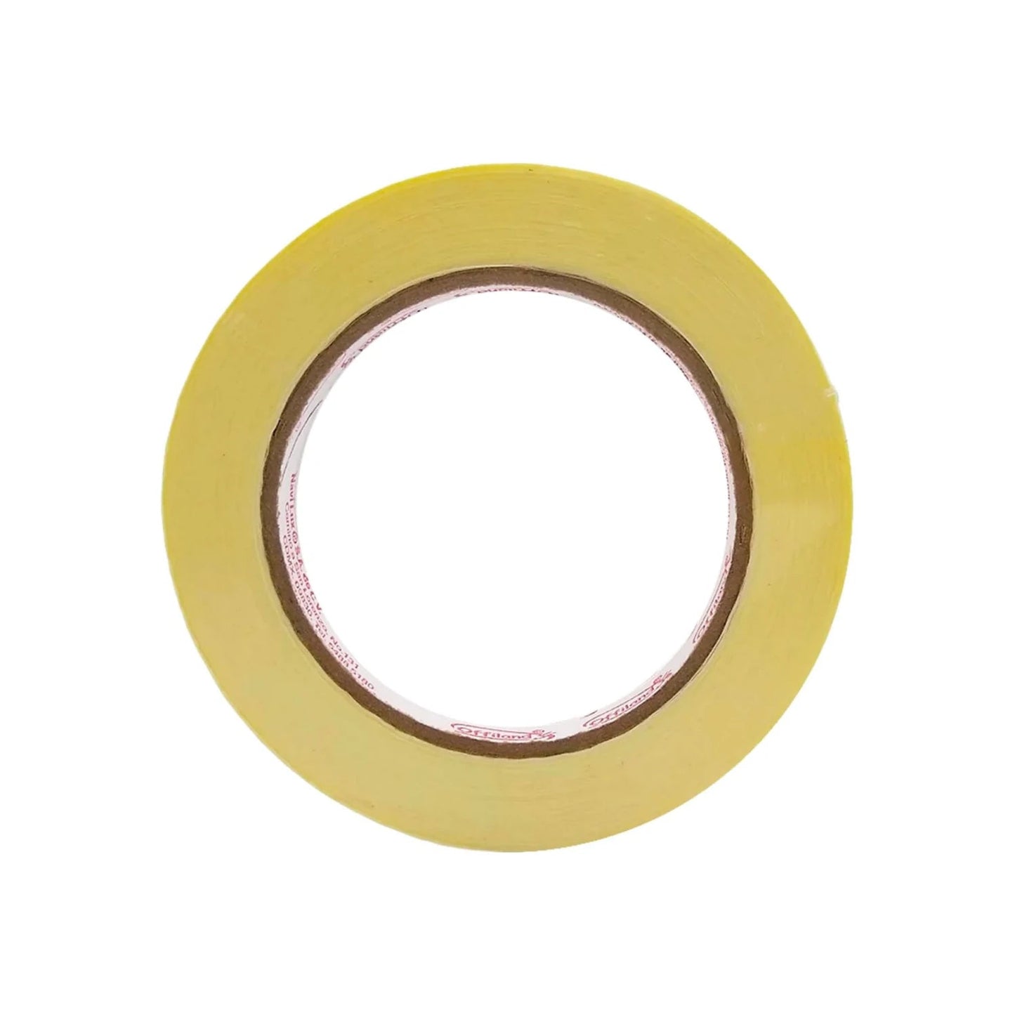 Cinta de enmascarar Offiland amarilla 12mm x 50m para pintura y manualidades