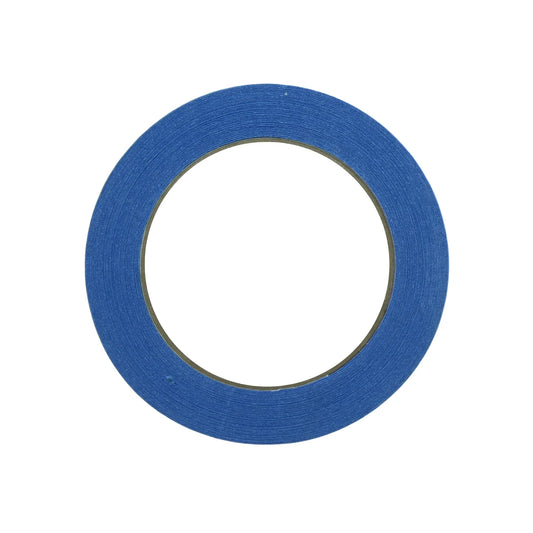 Cinta diseñada para resistir la exposición a la luz solar durante 14 días.,Se adhiere fácilmente a las superficies y permanece intacto hasta a remoción.,Ideal para superficies, incluyendo paredes pintadas, madera, vidrio y metal.,Para interiores y exteriores.,nMasking de 1"x50 metros. 