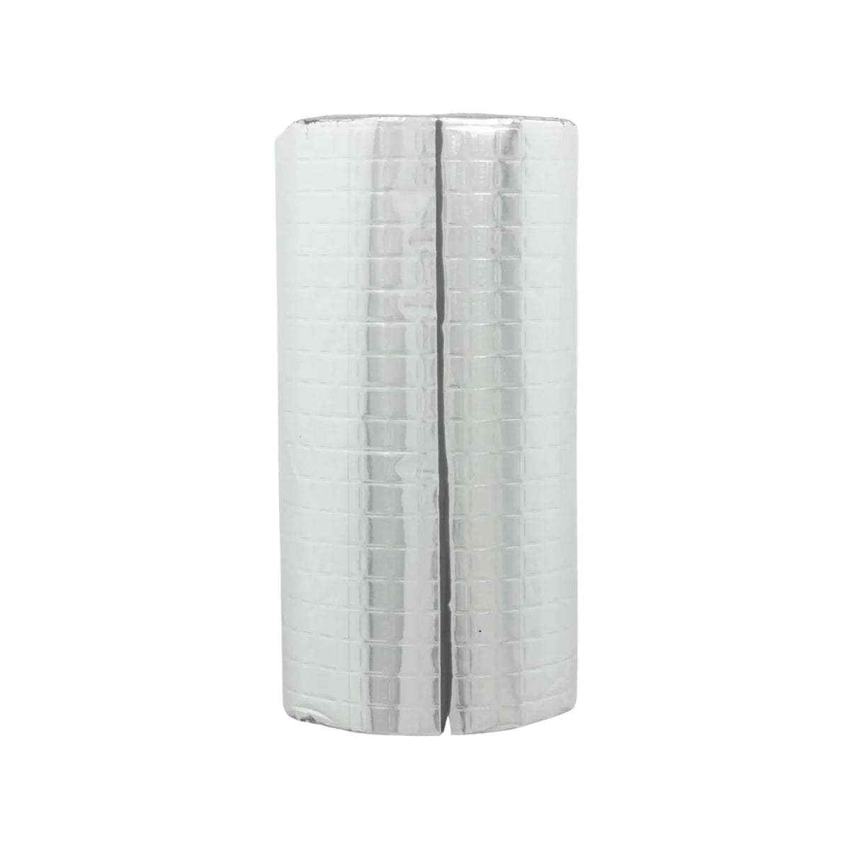 Aislamiento térmico reflectante para tuberías de aluminio color plata para climatización y fontanería