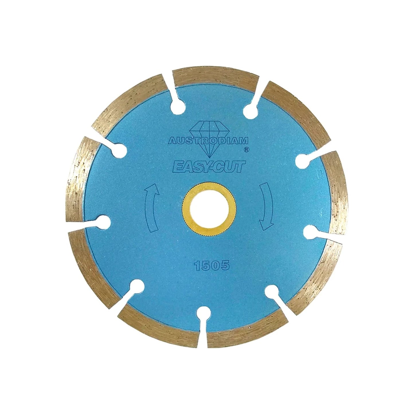 Disco de corte diamantado Austrodiam EASY-CUT 1505 azul segmentado para concreto y materiales de construcción