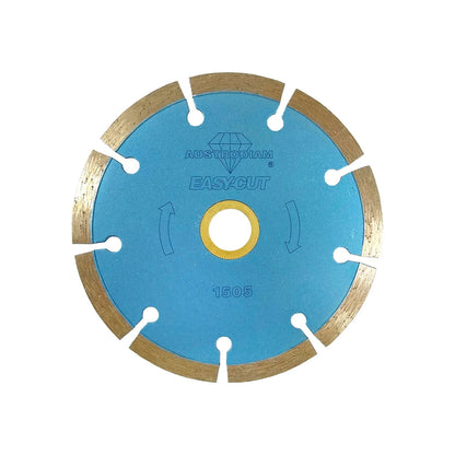 Disco de corte diamantado Austrodiam EASY-CUT 1505 azul segmentado para concreto y materiales de construcción
