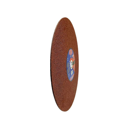 Disco de corte abrasivo Austromex de 14 pulgadas para metal, color café, herramienta para ferretería.