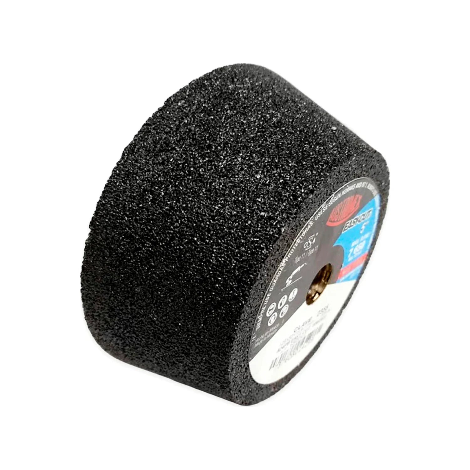 Esmeril de copa Austromex negro 5 pulgadas, disco abrasivo para desbaste de metal