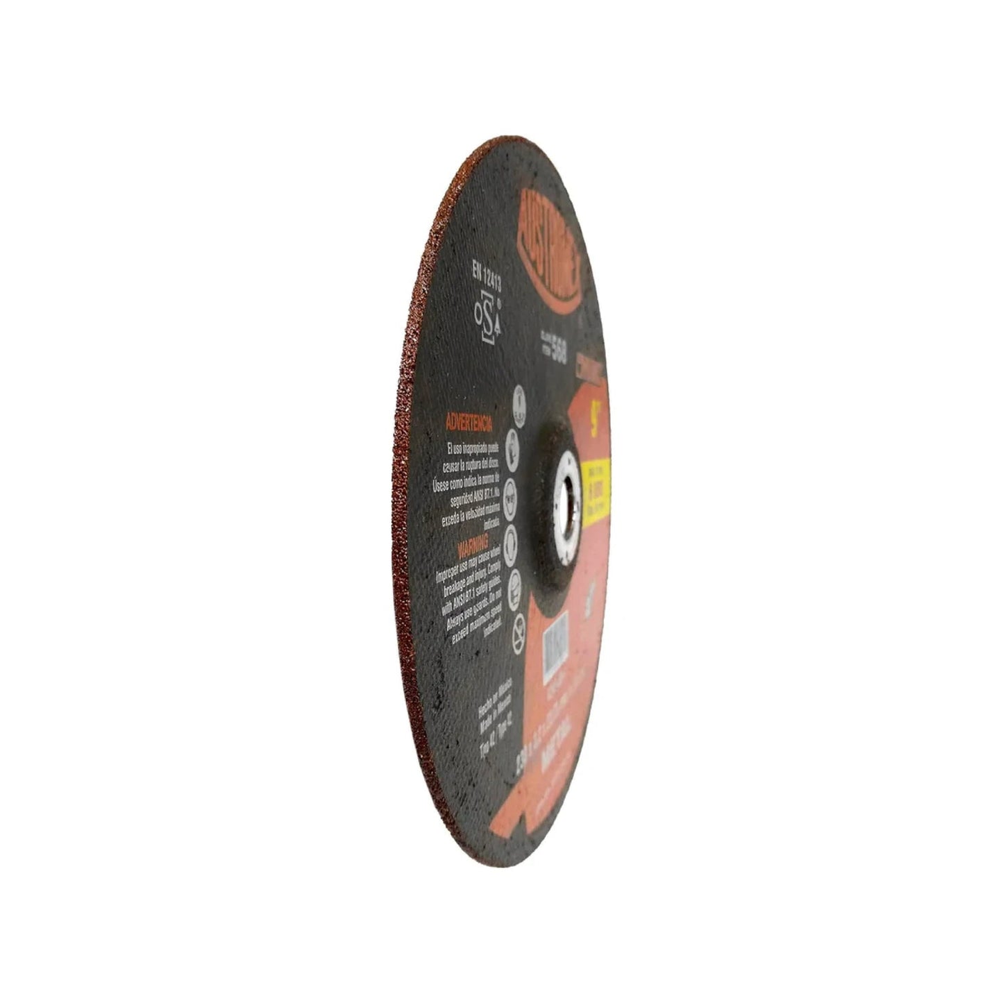 Disco de corte Austromex 568 de 9 pulgadas para metal, abrasivo profesional
