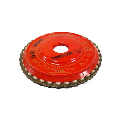 Disco 4 1/2" laminado grano 80 Tenazit 2218