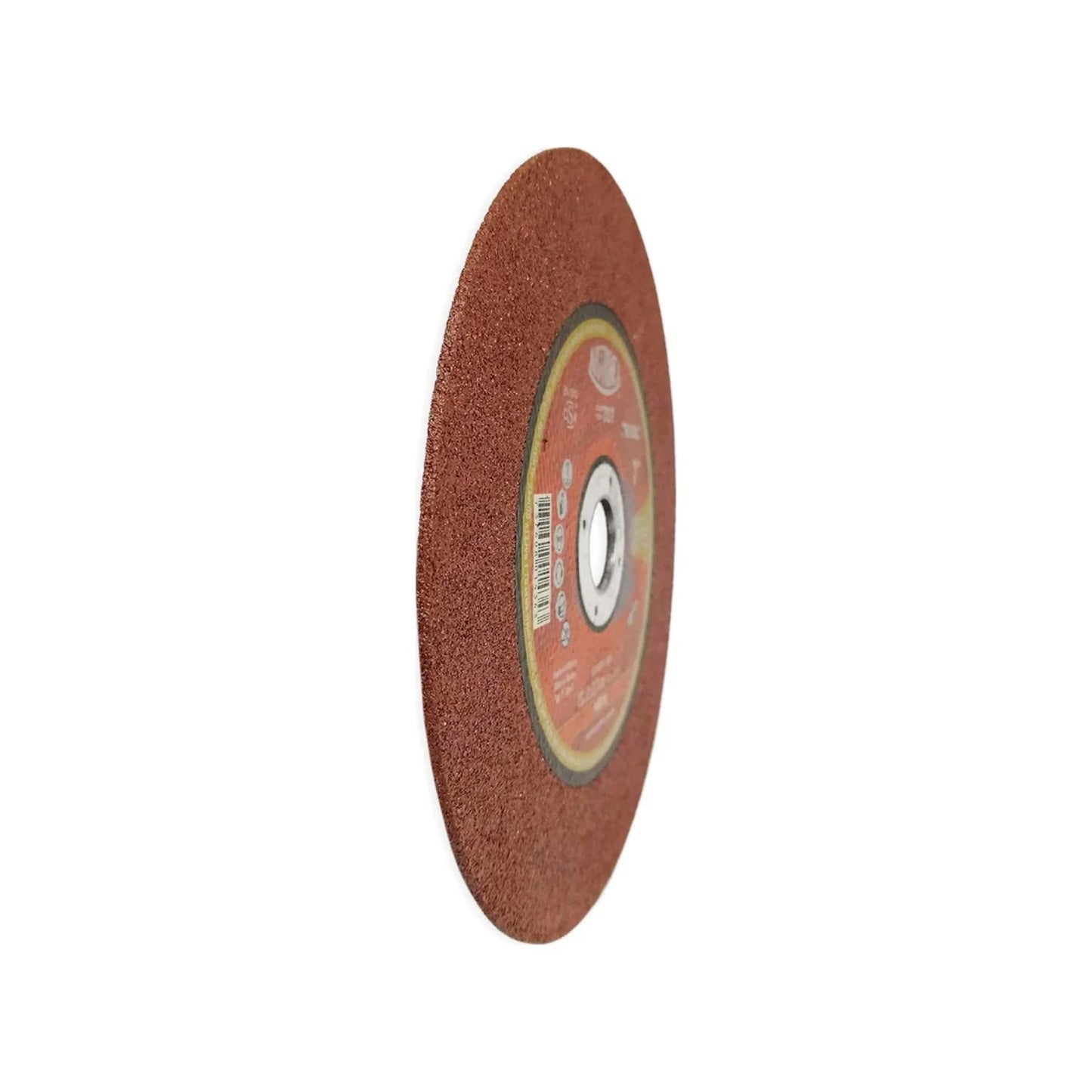 Disco abrasivo Austromex 787 de 7 pulgadas para corte de metal, color marrón rojizo