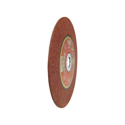 Disco abrasivo Austromex 787 de 7 pulgadas para corte de metal, color marrón rojizo
